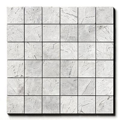 Avalanche Honed 2×2 Marble Mosaic 12×12