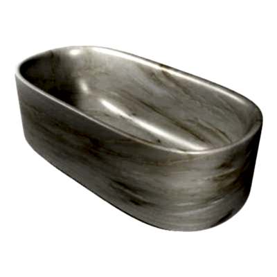 Calacatta Amber Honed  Marble Tub 33 30/64×78 47/64