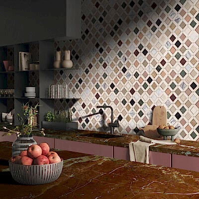 Blend Honed Louna Marble Mosaic 12×12 (MS02195)