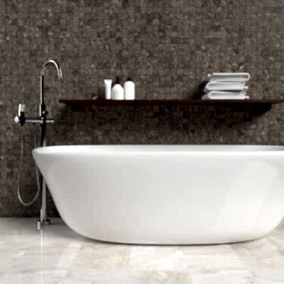 Silver Drop Honed 2×2 Marble Mosaic 12×12 (MS02350)