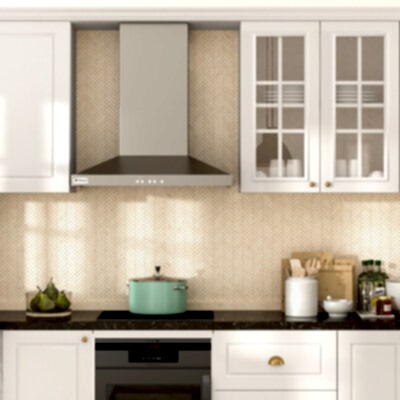 Desert Path Brushed Herringbone 5/8×3 Limestone Mosaic 10 7/16×12 13/16 (MS02595)