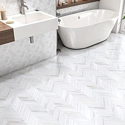 Bianco Dolomiti Classic Honed Marble Collection