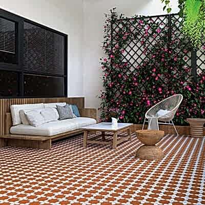 Diana Royal Leather Zamora Marble Mosaic 11 1/16×11 1/16 (NW00183)