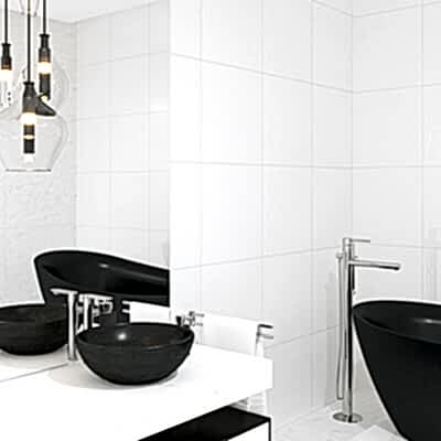 Aspen White Honed Marble Collection