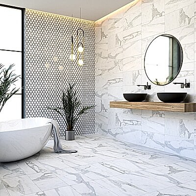 Calacatta Gold Royal Honed Marble Collection