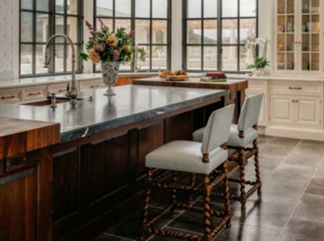 Marble Kitchen Island